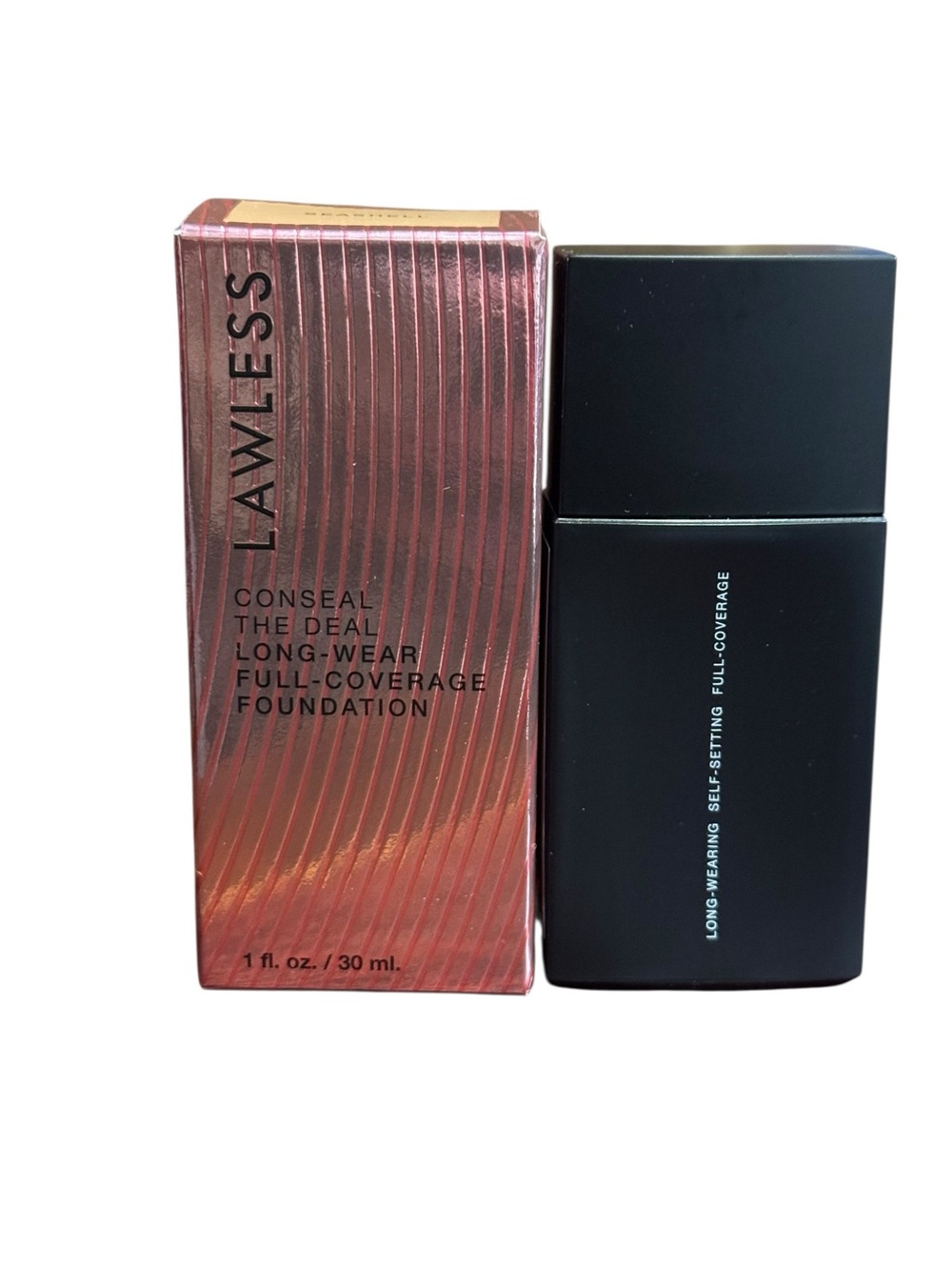 Lawless Conseal The Deal Long-Wear
Full-Coverage Foundation Seashell 1oz New